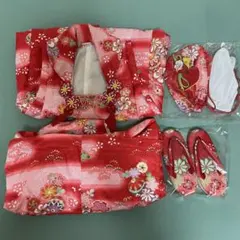 【7点セット】七五三 3歳 着物 女の子 被布セット 京なでしこのサムネイル