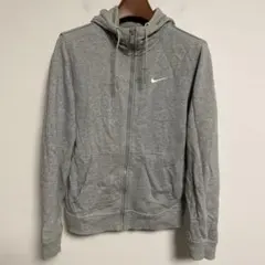 Nike グレー フルジップ スウェットパーカージャケット S