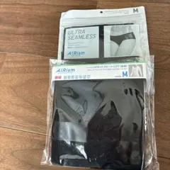 新品　ユニクロ　エアリズム　UVTシャツ　＆　ショーツ　2点セット　M
