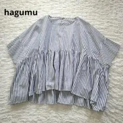 huis.ハウス 遠州織物 ブロックチェックコクーンプルオバー コットン
