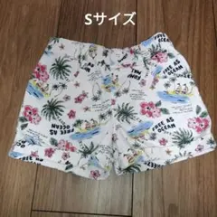 GLOBAL WORK ハーフパンツ Sサイズ　90〜100cm 総柄のサムネイル