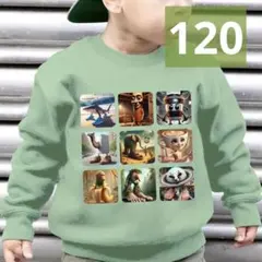 イタリアンブレインロット　裏起毛トレーナー　120サイズ　ab300