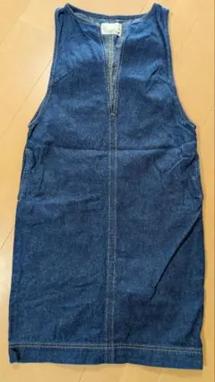 中古美品peu pres プープレ デニムジャンスカ 膝丈