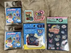 セリア⭐︎エンジェルブルー⭐︎シール⭐︎ステッカー⭐︎4店セット