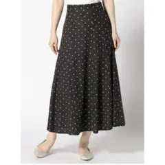 【Lowrys farm】マーメードスカート(ドット柄)