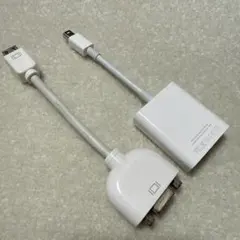 Apple Mini DisplayPort - DVIアダプタ　２個