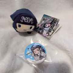 ゴールデンカムイ展 アシㇼパ のるキャラマスコット 缶バッジ セット