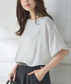 ☆美品☆ ハニーズ　裾切替ドルマンブラウス　L