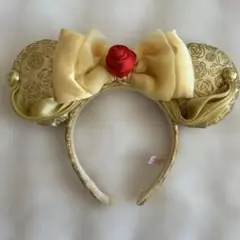 東京ディズニーリゾート　美女と野獣　ベル　カチューシャ　バラ