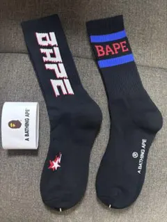BAPE アベイシングエイプ　メンズソックス　 靴下 ソックス　2足