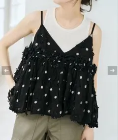 crinkle crinkle crinkle SLOBE 別注キャミソール crinkle crinkle crinkle SLOB別注 - メルカリ