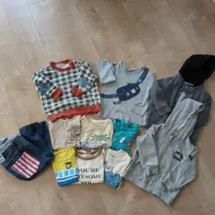 男の子まとめ　長袖2枚　Tシャツ6枚　パーカー2枚　95〜100cmセット