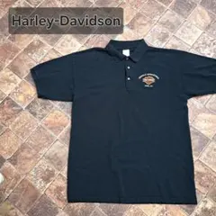 【美品】Harley-Davidson　ハーレーダビッドソン　刺繍ロゴのサムネイル