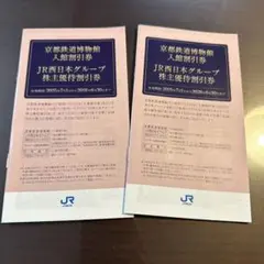 京都鉄道博物館　入館割引券　　 JR西日本グループ株主優待割引券