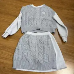 Lovetoxic グレー セットアップ Sサイズ