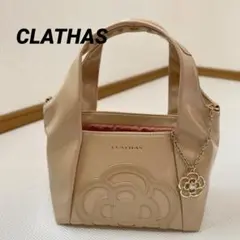 CLATHAS｜2WAY｜ハンドバッグ｜ショルダーバッグ｜カメリア｜エナメル調のサムネイル