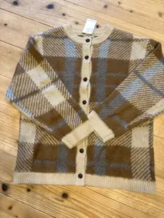 Samansa Mos2 ベージュカーディガン