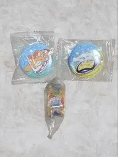 シナモロール×くら寿司 マスキングテープ 缶バッジ