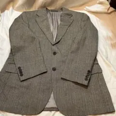 バーバリーロンドン　ブラウンツイード ヘリンボーンジャケットAB5(送料込み)