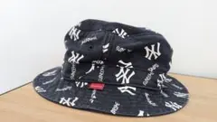 【10/10まで】Supreme ヤンキース バケットハット M-Lサイズ