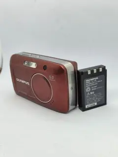 【スマホ転送OK】オリンパス OLYMPUS μ-40 DIGITAL レッドのサムネイル