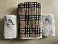 BURBERRY タオルセット （バスタオル1枚・フェイスタオル2枚）のサムネイル