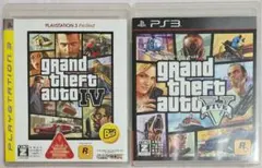 PS3 グランド・セフト・オートIV & V セット マップ付き