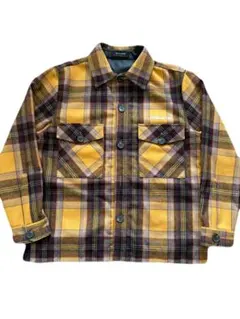 【MLVINCE】WOOL CHECK JACKET YELLOW
