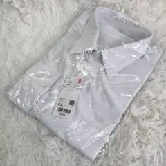 【新品タグ付き】ユニクロ ノンアイロン ジャージーシャツ 長袖 ホワイト XXL