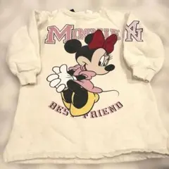ザラキッズ❤︎ZARA kids❤︎ Disneyミニー裏起毛ワンピース98サイズ