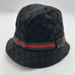GUCCI グッチ GGキャンバス　GG シェリーライン ハット Mサイズのサムネイル