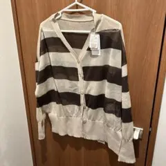 URBAN RESEARCH ストライプカーディガン フリーサイズ