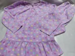 motherways カラフル水玉フリースパジャマ120cm