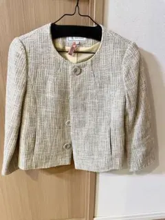 最終値下げ！ノーカラージャケット サイズ36