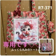 42 ☆ペコ様専用 ふっくら丸みのトートバッグ