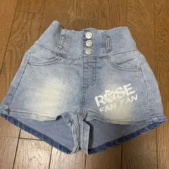 ROSE FAN FAN デニムショートパンツ