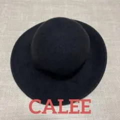 [極美品]CALEE キャリー ウールハット HAT kopka black