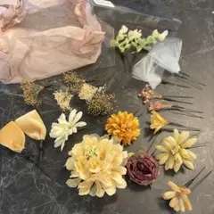 造花ヘアピンセット 15個以上