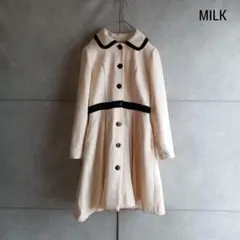 【MILK】 ミルク フレアコート ホワイト X966のサムネイル