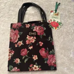 【未使用品】FEILER フェイラー ミニトートバッグ 花柄　タテ型のサムネイル