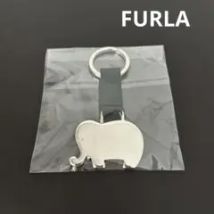 FURLA フルラ　ゾウ　キーリング　キーチャーム　バッグチャーム　シルバーのサムネイル