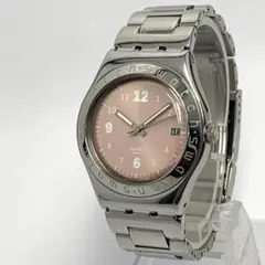 ❤️稼働品848 swatch IRONY スウォッチ QZ腕時計 ピンク デイトのサムネイル