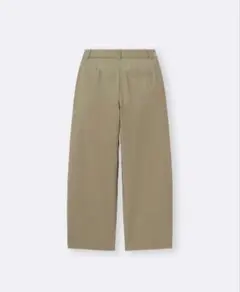 週末セール☆新品未開封☆GU チノバレルレッグタックパンツ