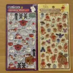国内正規品　ボンボンドロップシール　ベイマックス　プーさん　2枚セット