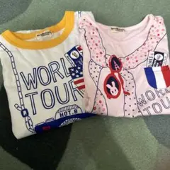 ミキハウス ホットビスケッツ 兄妹 リンクTシャツ