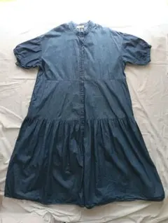 極美品/25SS✨ソウルベリー 私の夏デニムワンピース ゆったり ギャザー