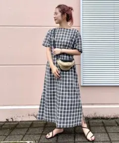 ITEMS URBANRESEARCH 半袖ワンピース　 ロングワンピース