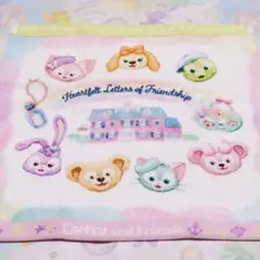 ハートフェルトレターズオブフレンドシップ✿ミニタオル✿ダッフィー&フレンズ　※②
