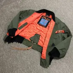 ディーゼル オルタナティブエナジー ヴンテージ加工 ボンバージャケットMAー1