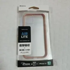 ラスタバナナ iPhone13ケース 6.1インチ 高硬度5H 衝撃吸収 ピンク